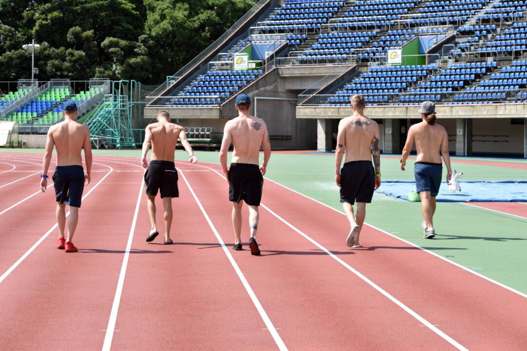 Lietuvos sportininkai Hiracukoje