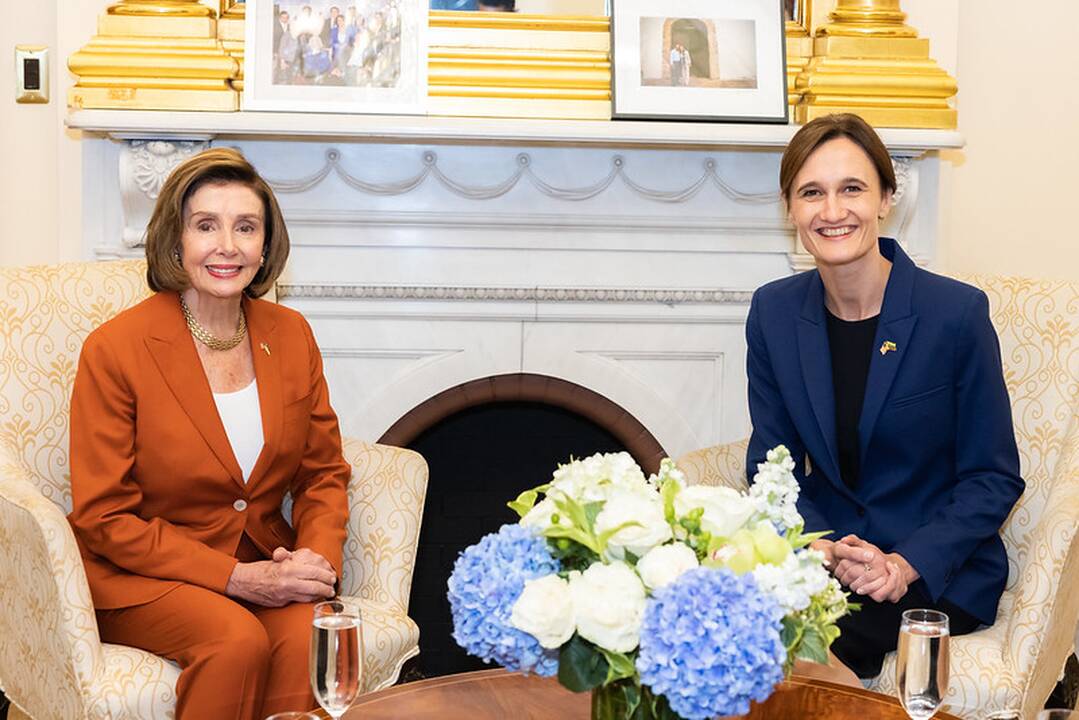 Viktorija Čmilytė-Nielsen ir Nancy Pelosi