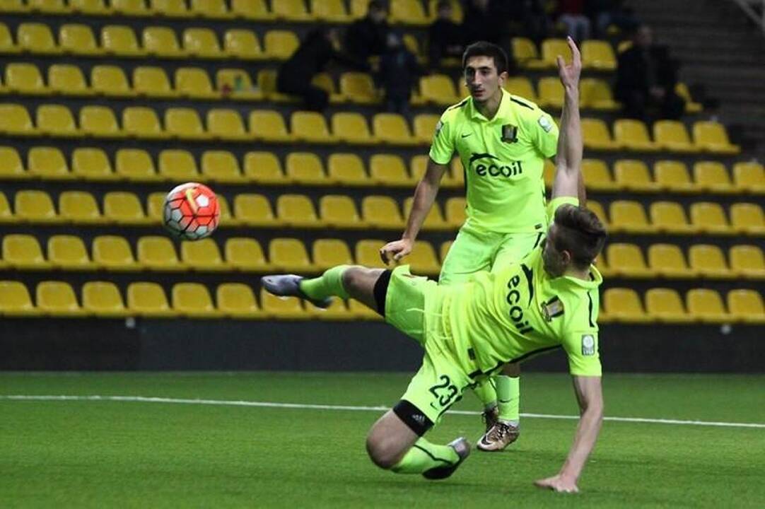 "Trakai" palaužė trečią nesėkmę patyrusius "Stumbro" futbolininkus