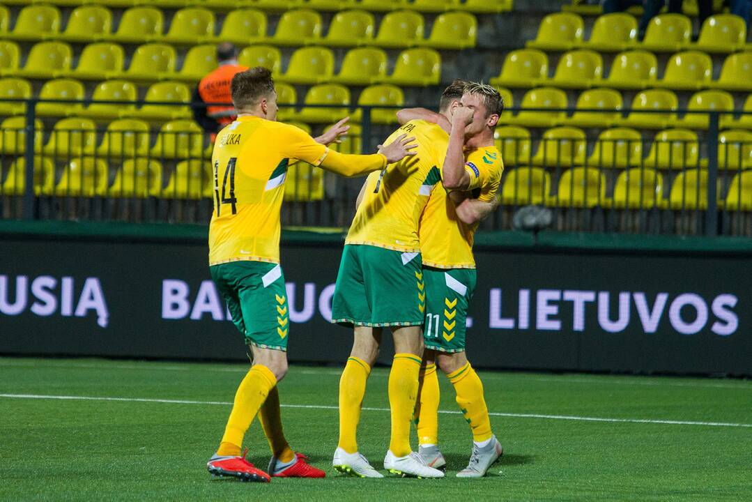 Futbolas: Lietuva-Rumunija 1:2