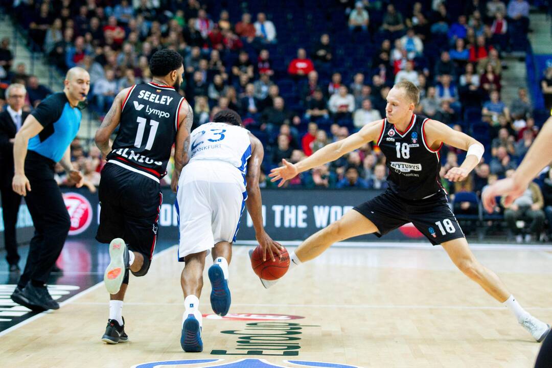 Europos taurė: „Rytas“ - „Fraport Skyliners“ 61:70