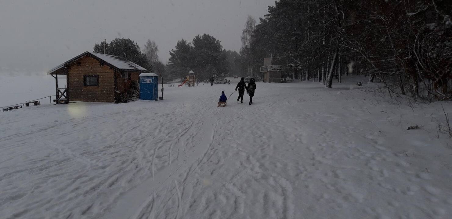 Žiemos pramogos Lampėdžiuose 
