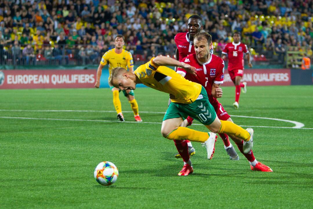 Europos futbolo čempionato atranka: Lietuva – Liuksemburgas 1:1