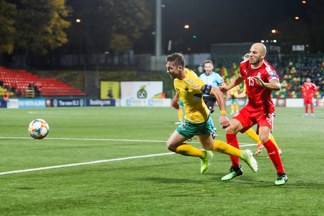 Europos futbolo čempionato atranka: Lietuva – Serbija