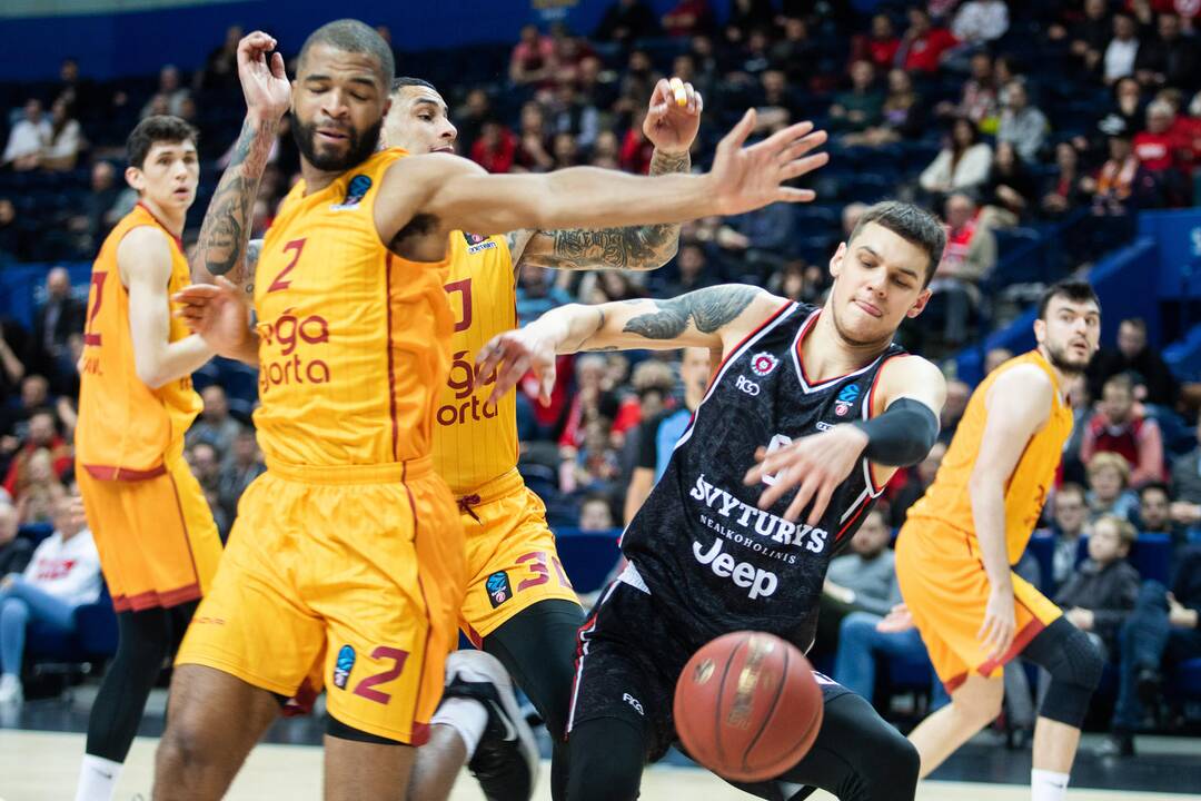 Europos taurė: „Rytas“ – „Galatasaray“ 83:75