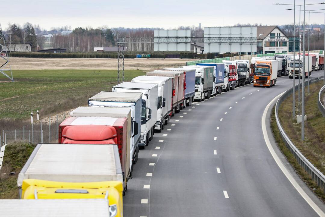 Vilkikų eilės Lietuvos pasienyje su Lenkija