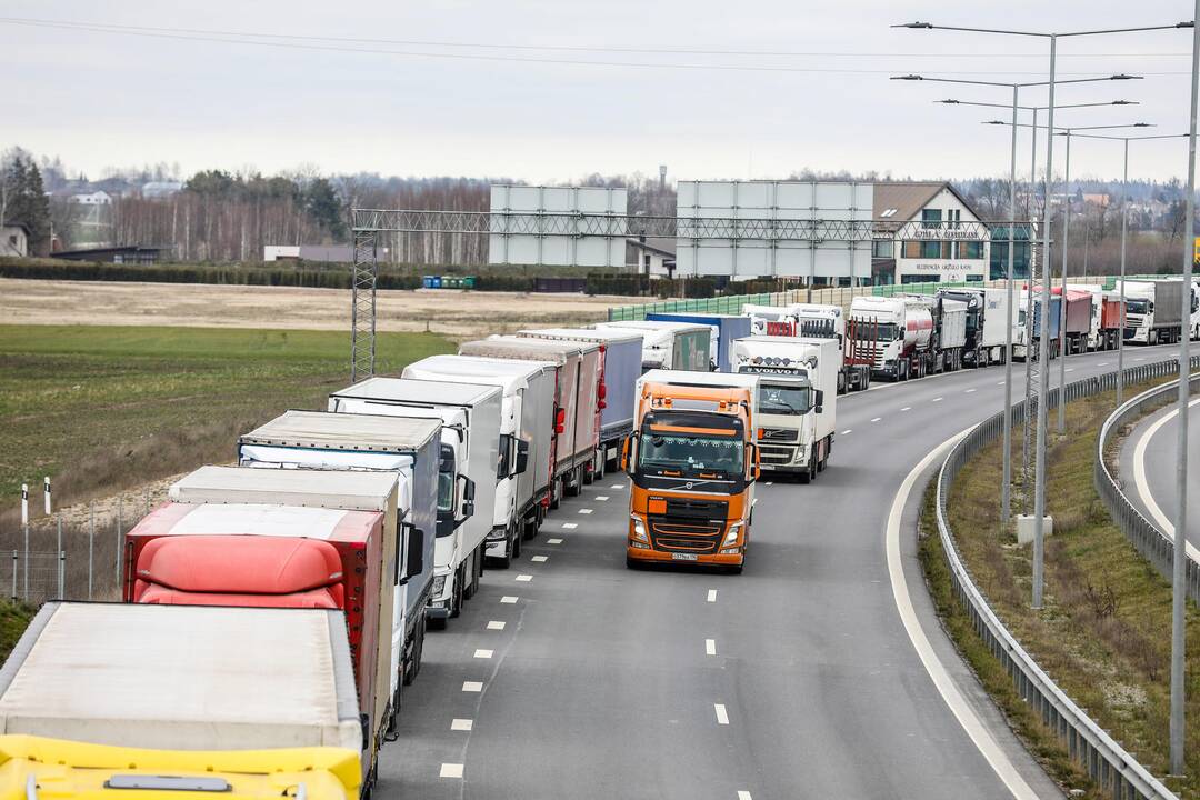 Vilkikų eilės Lietuvos pasienyje su Lenkija