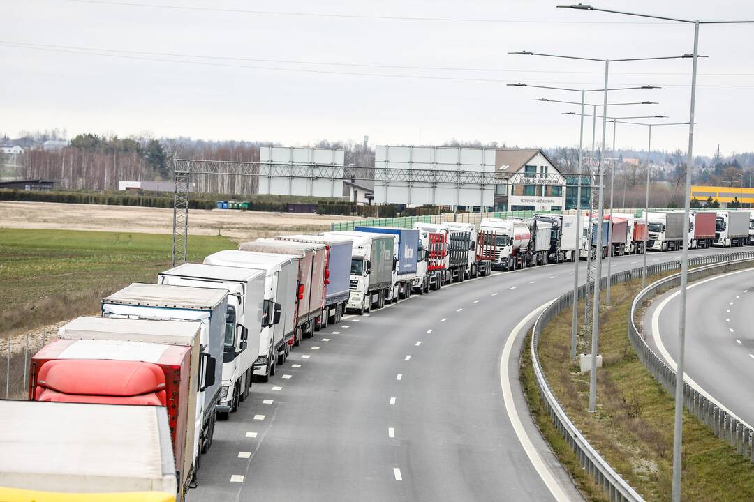 Vilkikų eilės Lietuvos pasienyje su Lenkija