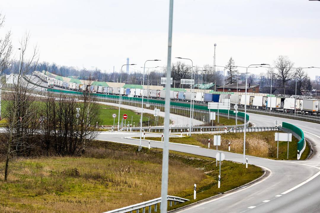 Vilkikų eilės Lietuvos pasienyje su Lenkija