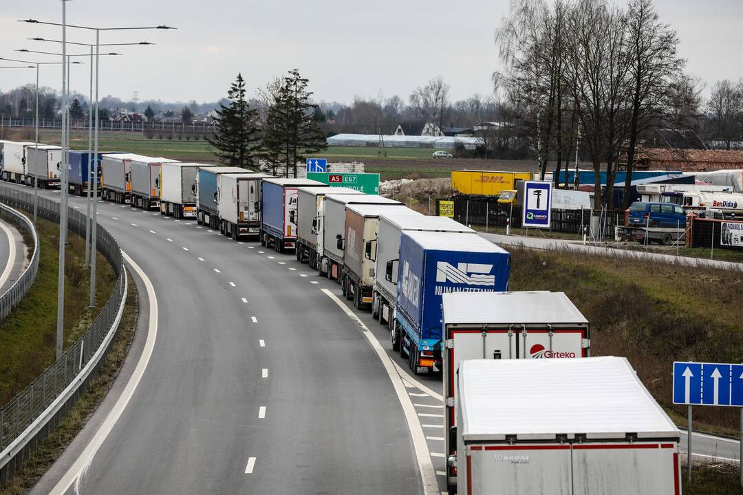 Vilkikų eilės Lietuvos pasienyje su Lenkija