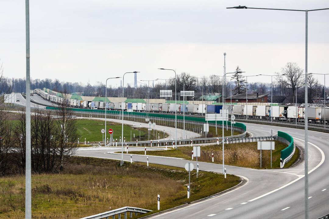 Vilkikų eilės Lietuvos pasienyje su Lenkija