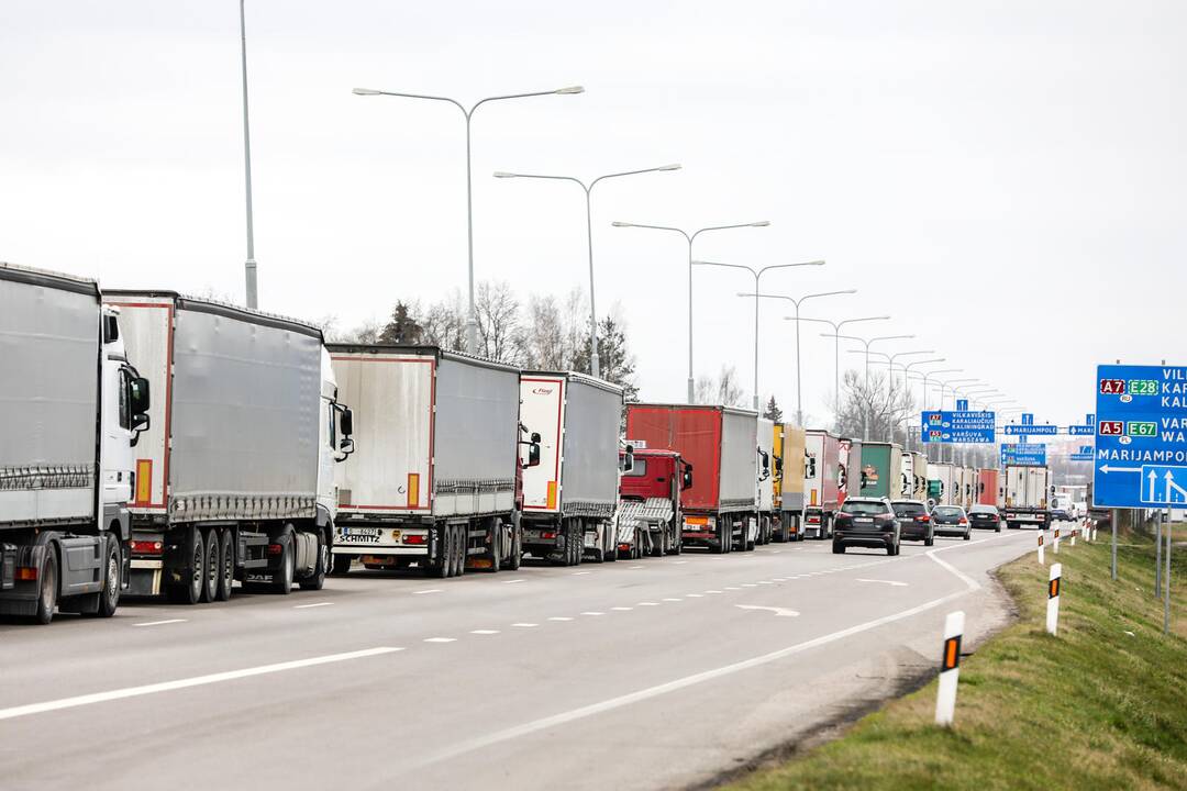 Vilkikų eilės Lietuvos pasienyje su Lenkija