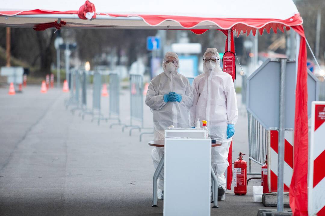 Vilniuje atidarytas pirmasis koronaviruso mobilus punktas