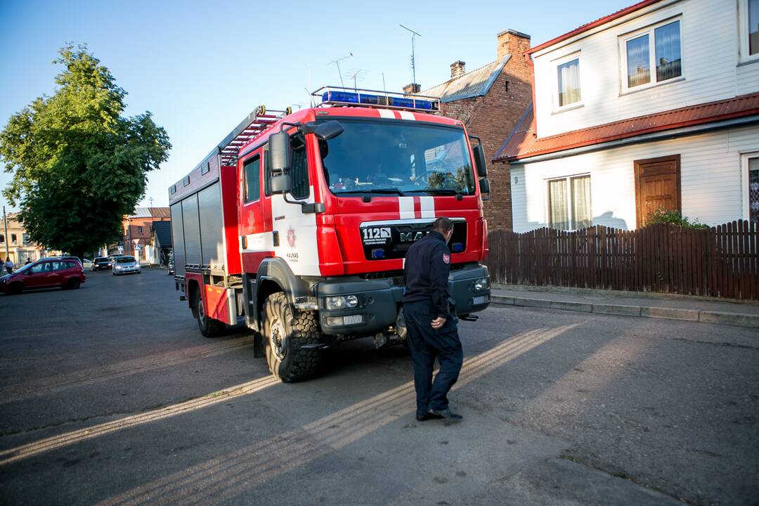 Tragiškas gaisras Sodų gatvėje