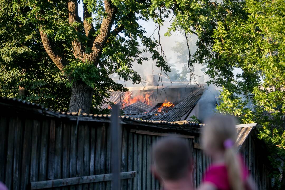 Tragiškas gaisras Sodų gatvėje