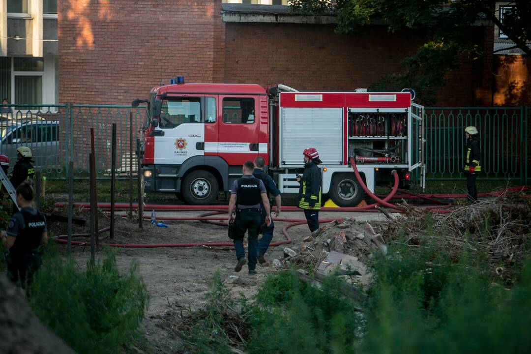 Tragiškas gaisras Sodų gatvėje
