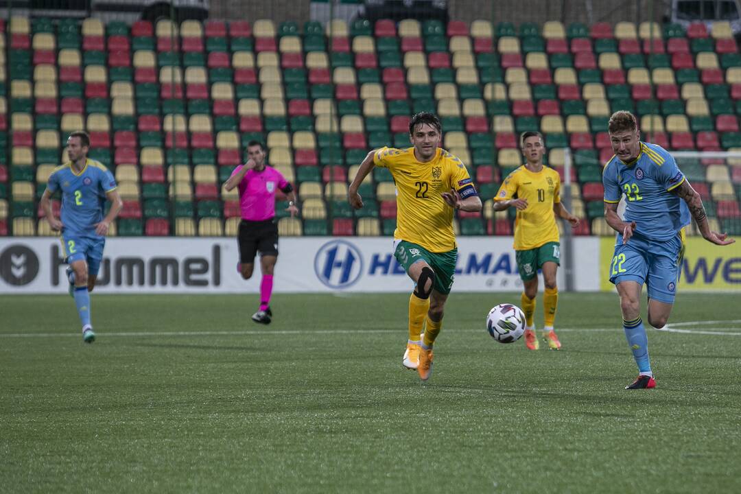 UEFA Tautų lyga: Lietuva – Kazachstanas 0:2