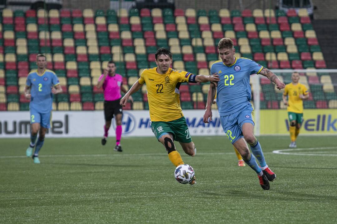 UEFA Tautų lyga: Lietuva – Kazachstanas 0:2