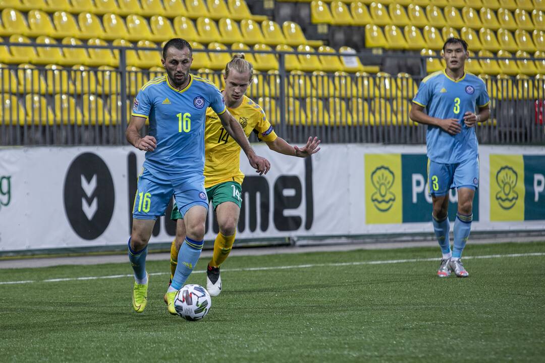 UEFA Tautų lyga: Lietuva – Kazachstanas 0:2