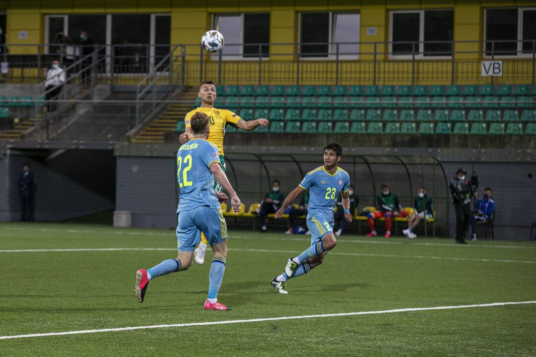 UEFA Tautų lyga: Lietuva – Kazachstanas 0:2