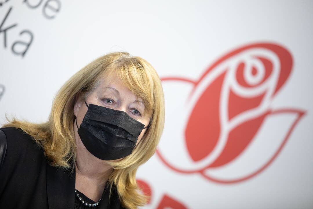 LSDP pirmininkės V. Blinkevičiūtės spaudos konferencija
