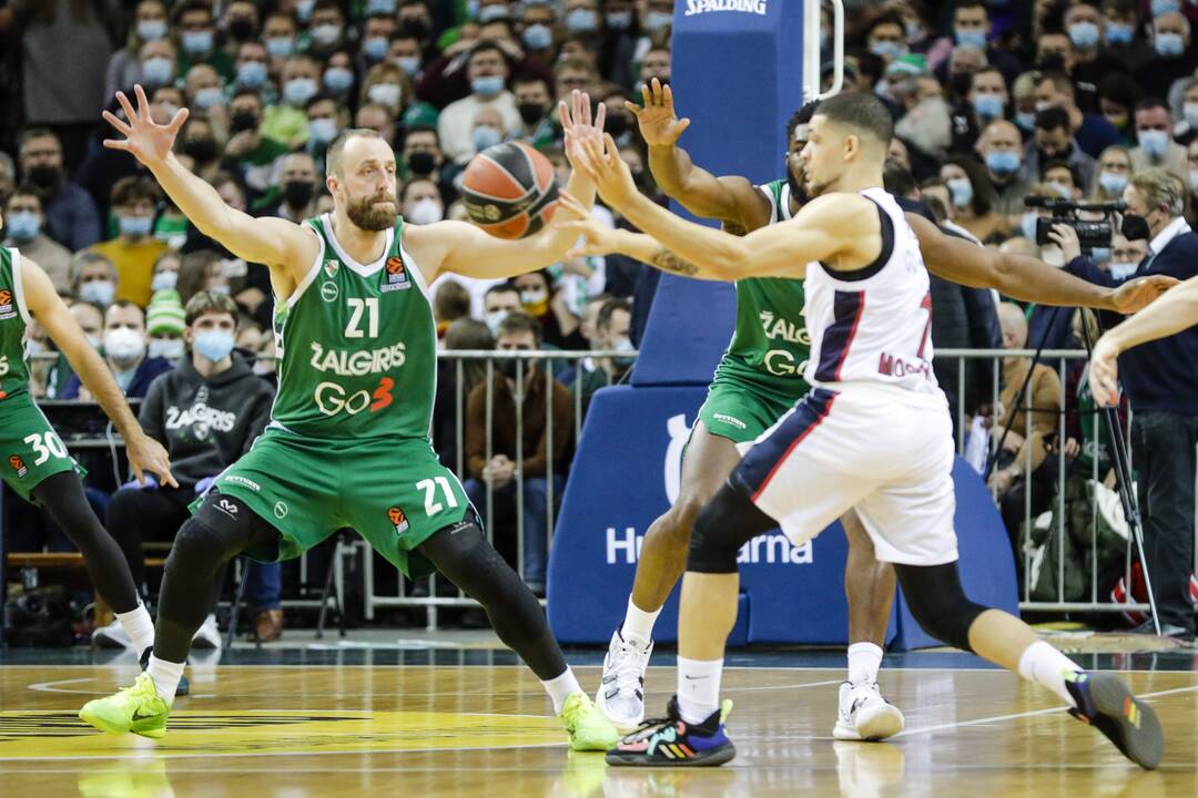 Eurolyga: Kauno „Žalgiris“ – Maskvos CSKA