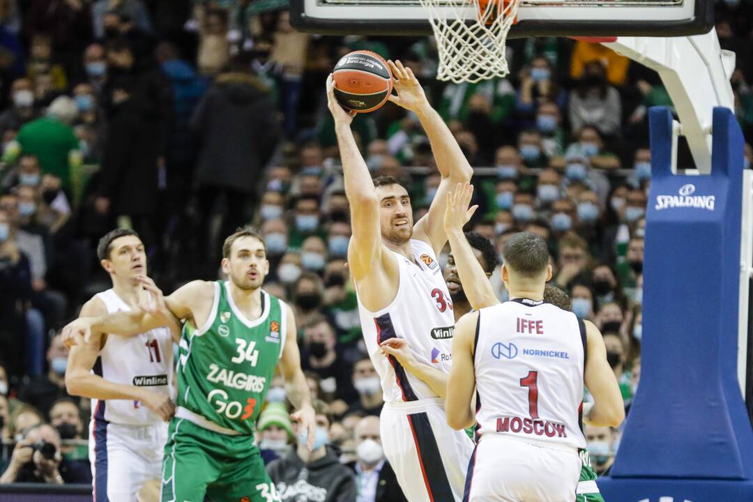 Eurolyga: Kauno „Žalgiris“ – Maskvos CSKA