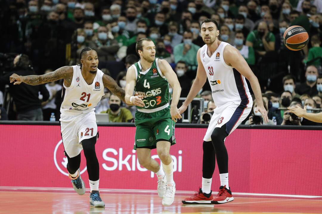 Eurolyga: Kauno „Žalgiris“ – Maskvos CSKA