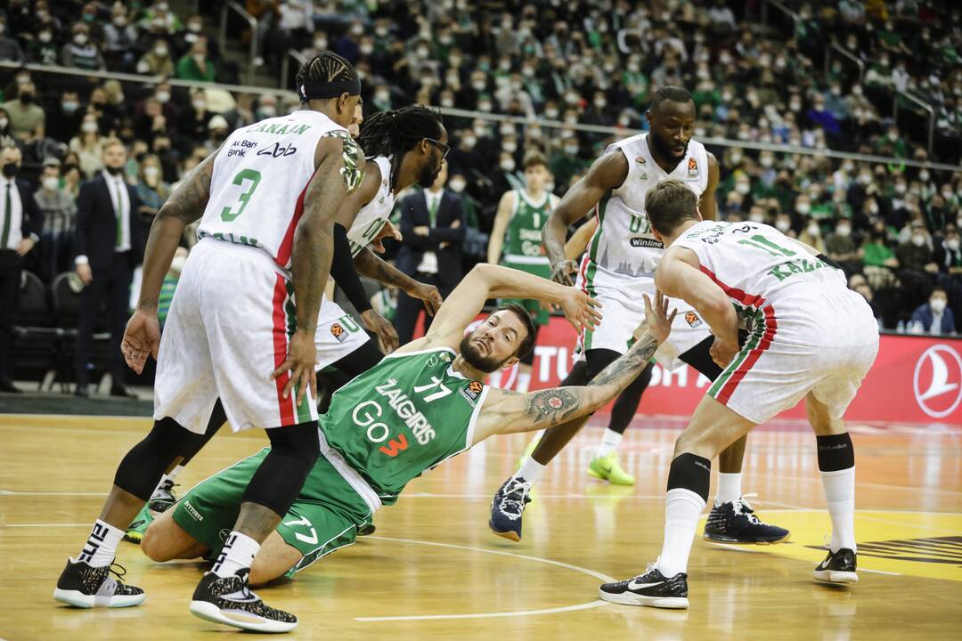 Eurolyga: Kauno „Žalgiris“ – Kazanės UNIKS 67:76