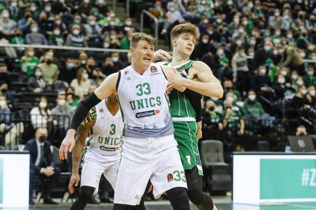 Eurolyga: Kauno „Žalgiris“ – Kazanės UNIKS 67:76