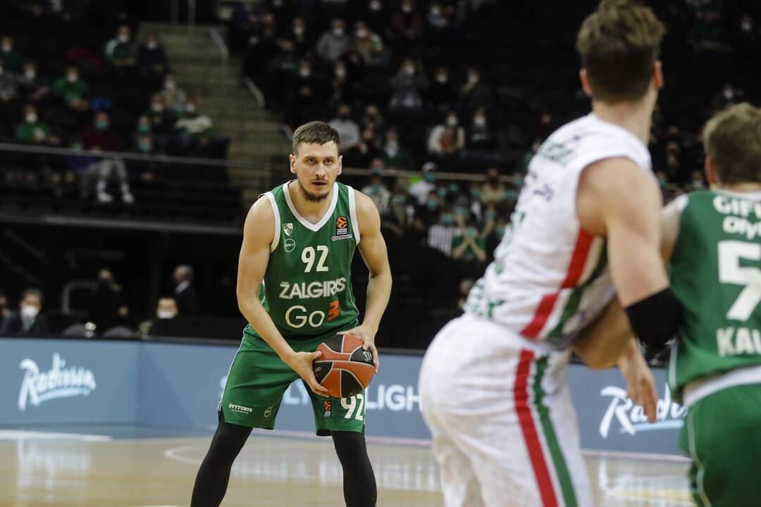 Eurolyga: Kauno „Žalgiris“ – Kazanės UNIKS 67:76