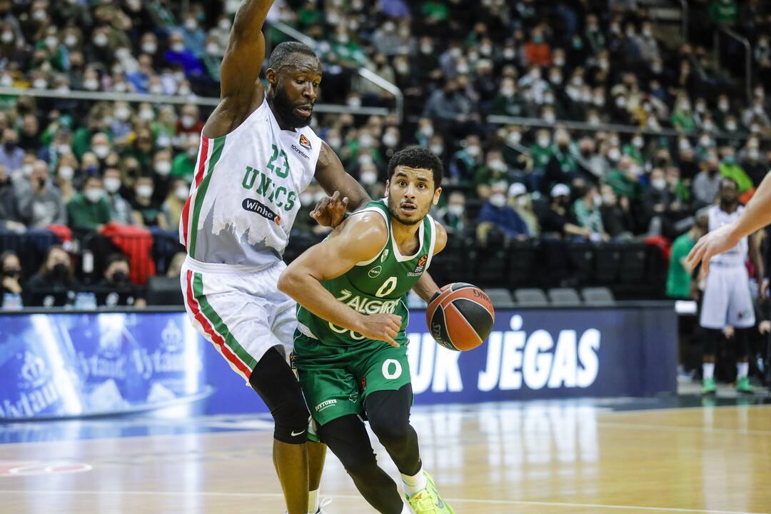 Eurolyga: Kauno „Žalgiris“ – Kazanės UNIKS 67:76