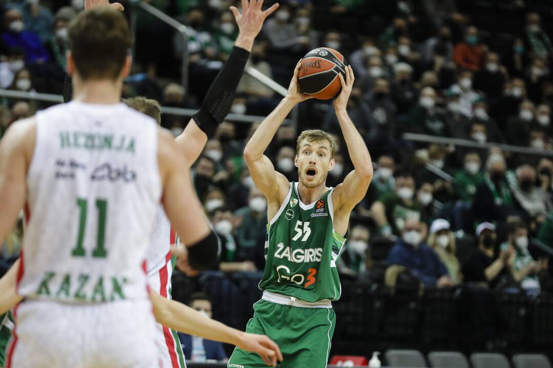 Eurolyga: Kauno „Žalgiris“ – Kazanės UNIKS 67:76