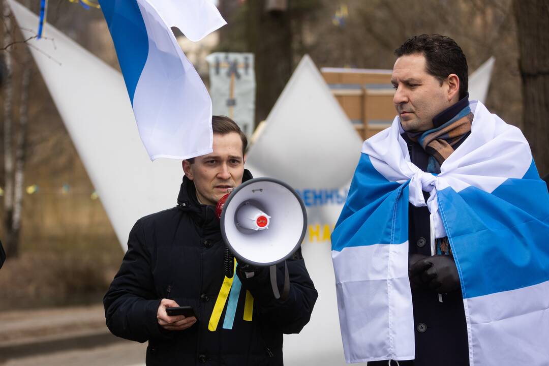 Rusijos opozicionierių mitingas Vilniuje