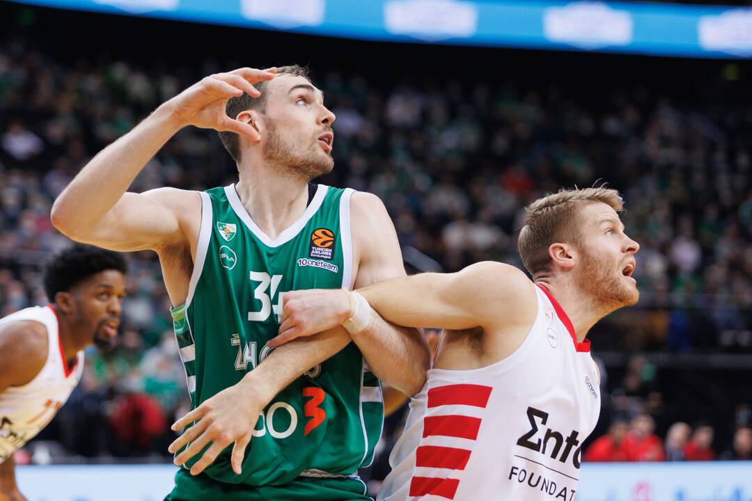 Eurolyga: Kauno „Žalgiris“ – Pirėjo „Olympiakos“ 73:84