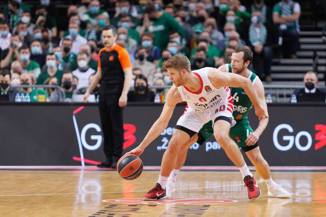 Eurolyga: Kauno „Žalgiris“ – Pirėjo „Olympiakos“ 73:84