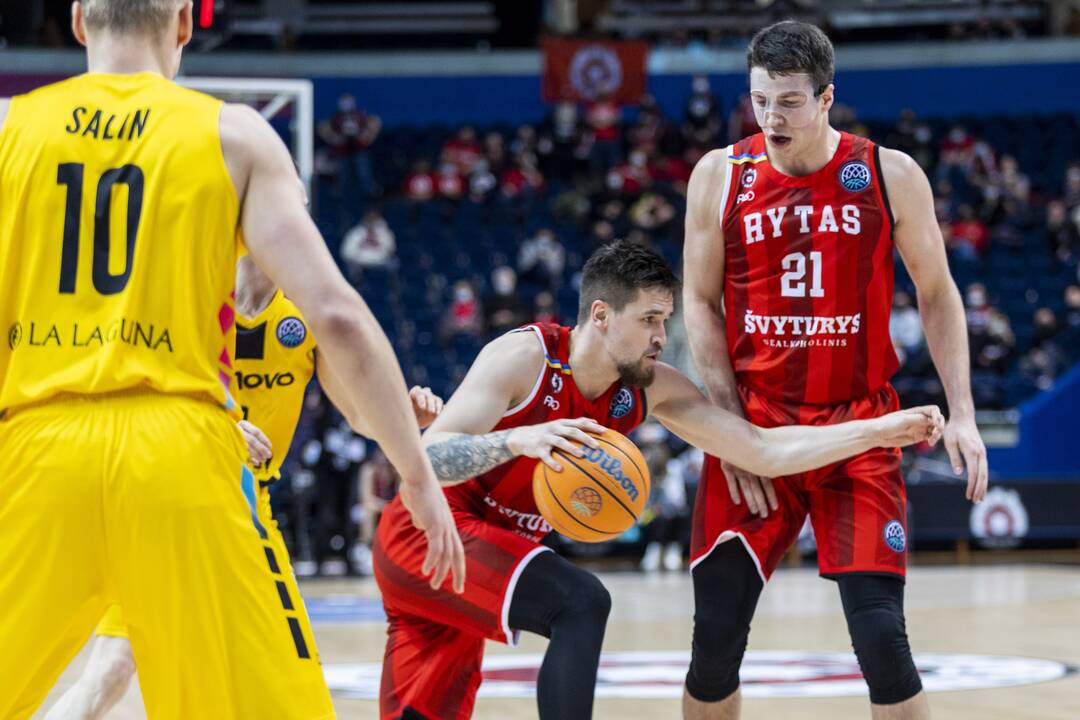 FIBA Čempionų lyga: „Rytas“ – „Lenovo“ 64:83