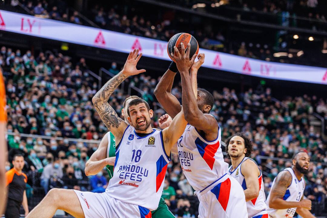 Eurolyga: Kauno „Žalgiris“ – Stambulo „Anadolu Efes“