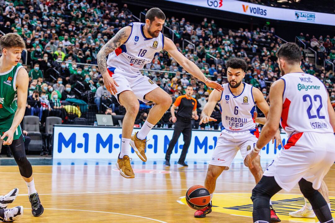 Eurolyga: Kauno „Žalgiris“ – Stambulo „Anadolu Efes“