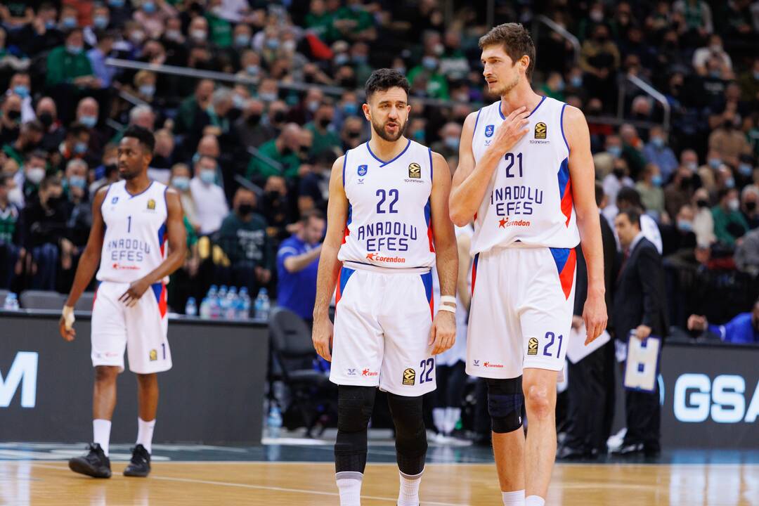 Eurolyga: Kauno „Žalgiris“ – Stambulo „Anadolu Efes“