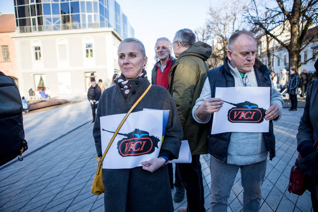 Protestas prieš Kauno miesto mero V. Matijošaičio šeimos verslo interesus Rusijoje