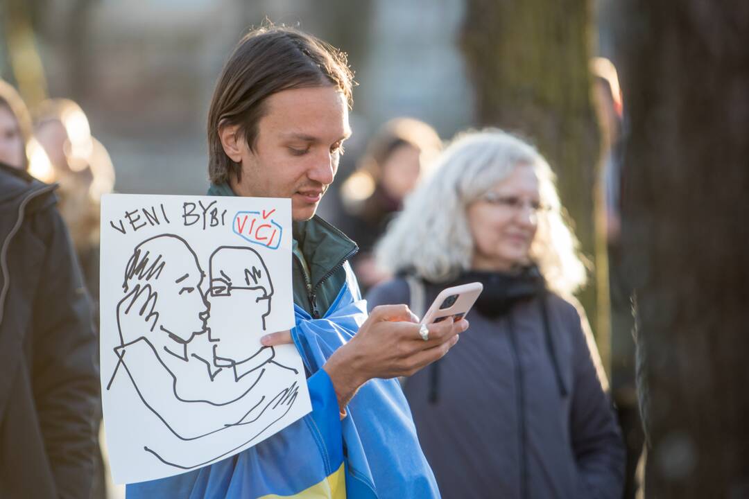 Protestas prieš Kauno miesto mero V. Matijošaičio šeimos verslo interesus Rusijoje