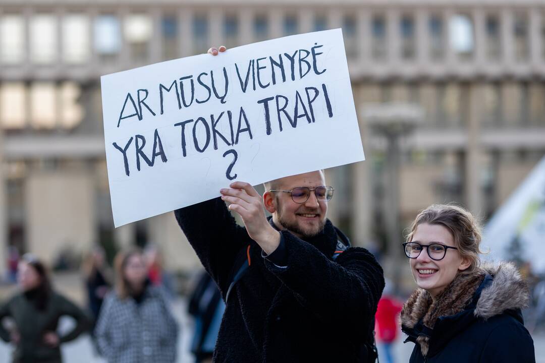 Mitingas „Už partnerystę ir lygybę visiems Lietuvoje!“