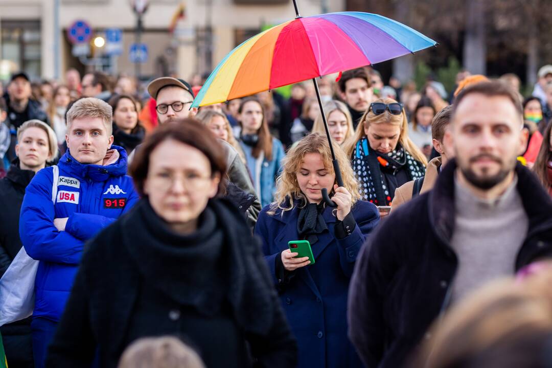 Mitingas „Už partnerystę ir lygybę visiems Lietuvoje!“