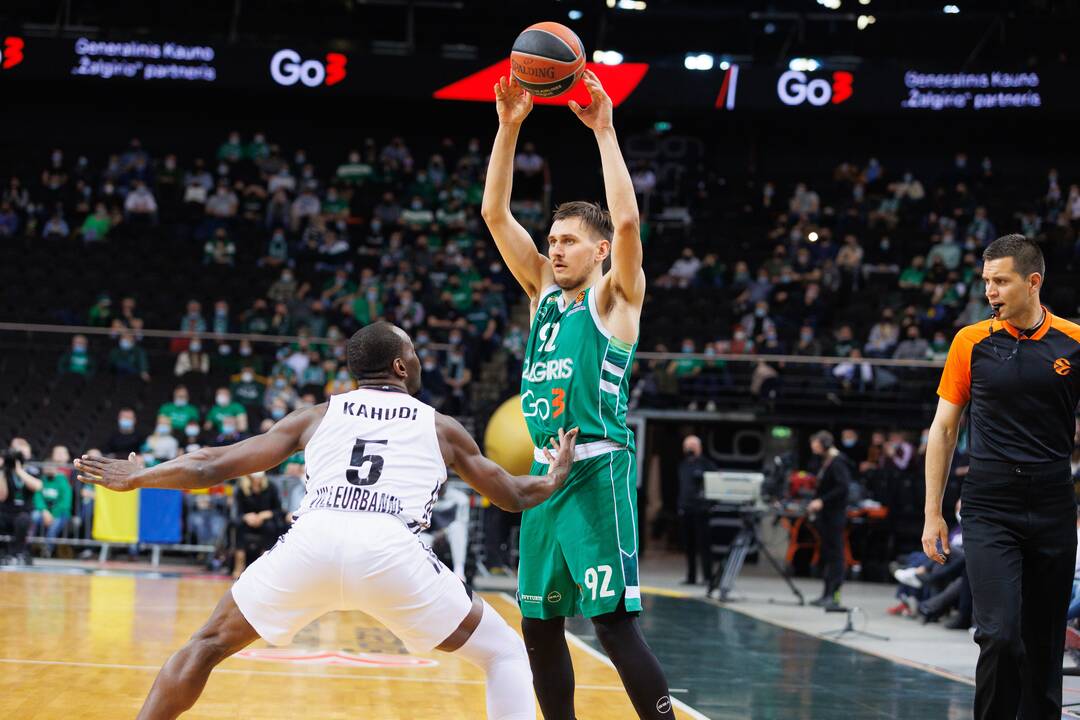 Eurolyga: Kauno „Žalgiris“ – Vilerbano ASVEL