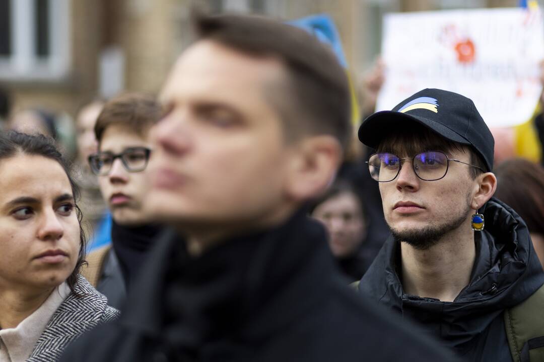 Protestas prie Vokietijos ambasados Vilniuje