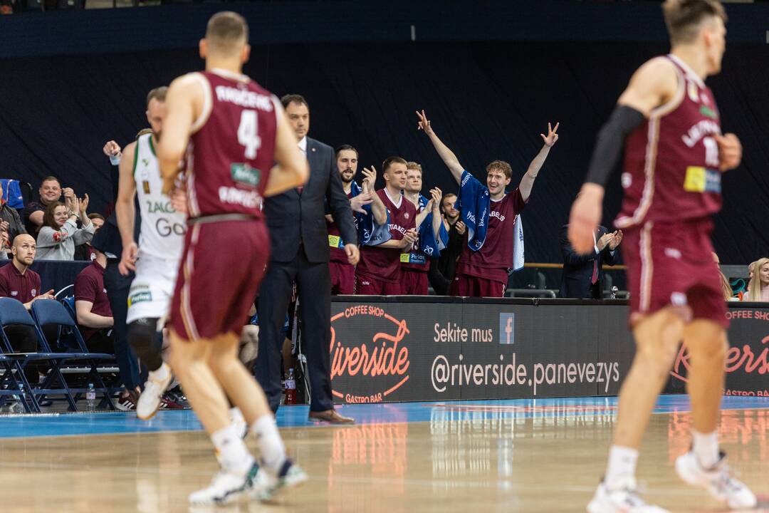 LKL pusfinalis: Panevėžio „Lietkabelis“ – Kauno „Žalgiris“ 79:55