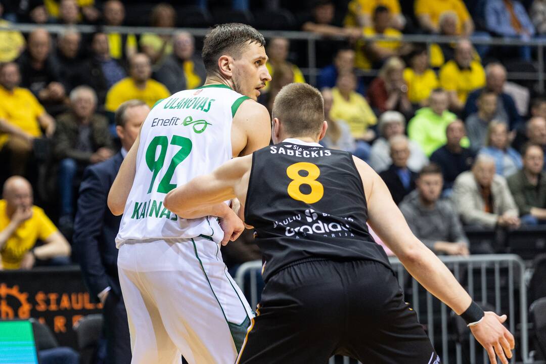 LKL mažasis finalas: „Šiauliai“ – Kauno „Žalgiris“ 76:89