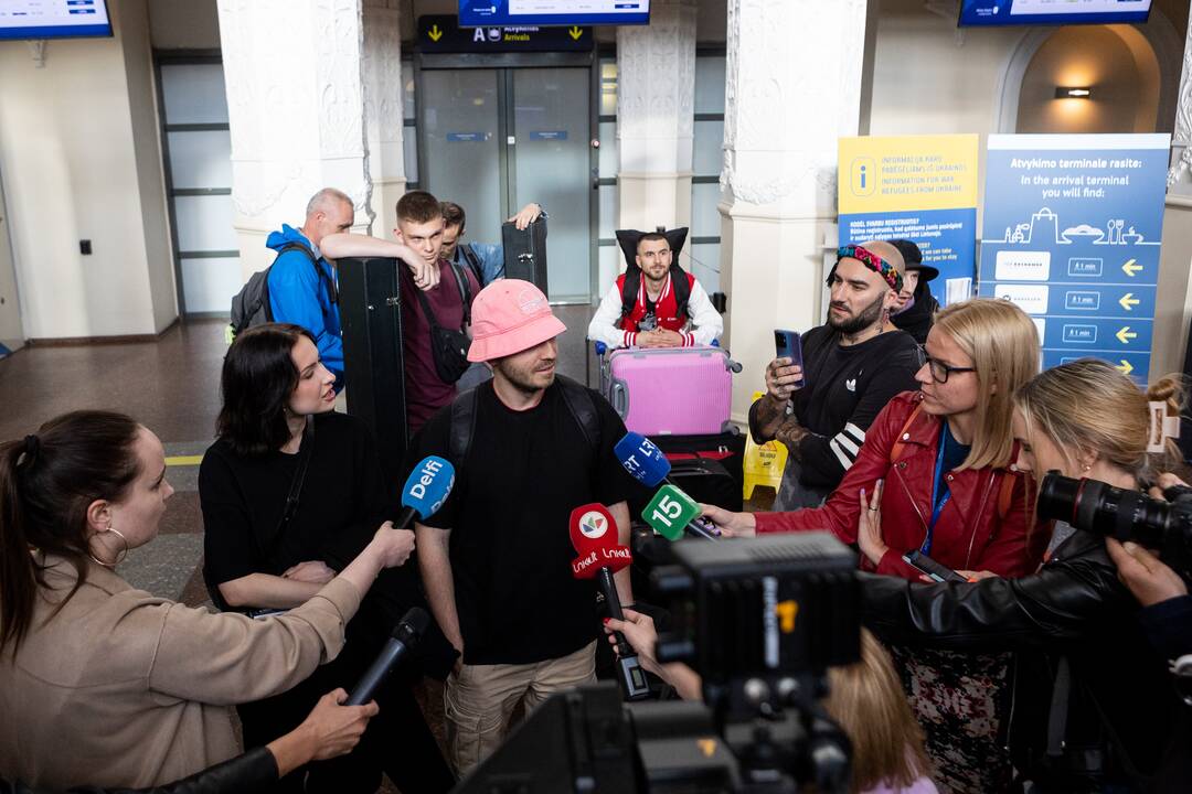 „Kalush Orchestra“ atvyko į Vilnių