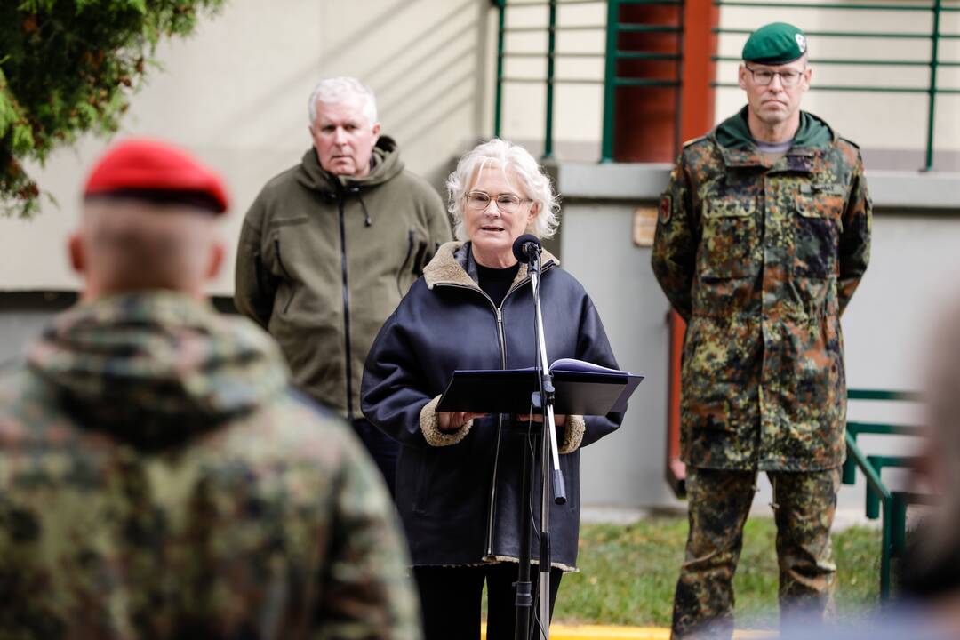 Lietuvai priskirtos Vokietijos brigados štabo inauguracija